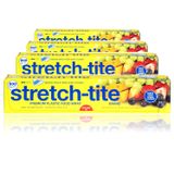 Embalagem Plástica Para Alimentos Stretch-tite 500ml 4 Rolos 500m²