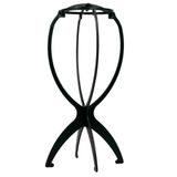 Kit 5 Suporte Dobrável Plástico Para Descansar Peruca Wigs Guardar E Secar Lace Chapéu Expositor Cor:preto