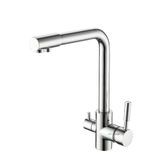 Torneira Monocomando Dupla Saída Gourmet Misturador Cozinha Cromado Dc-6021 Para Filtro