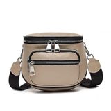 Bolsa Feminina Transversal Tipo Pochete Lançamento 116 Cor:bege