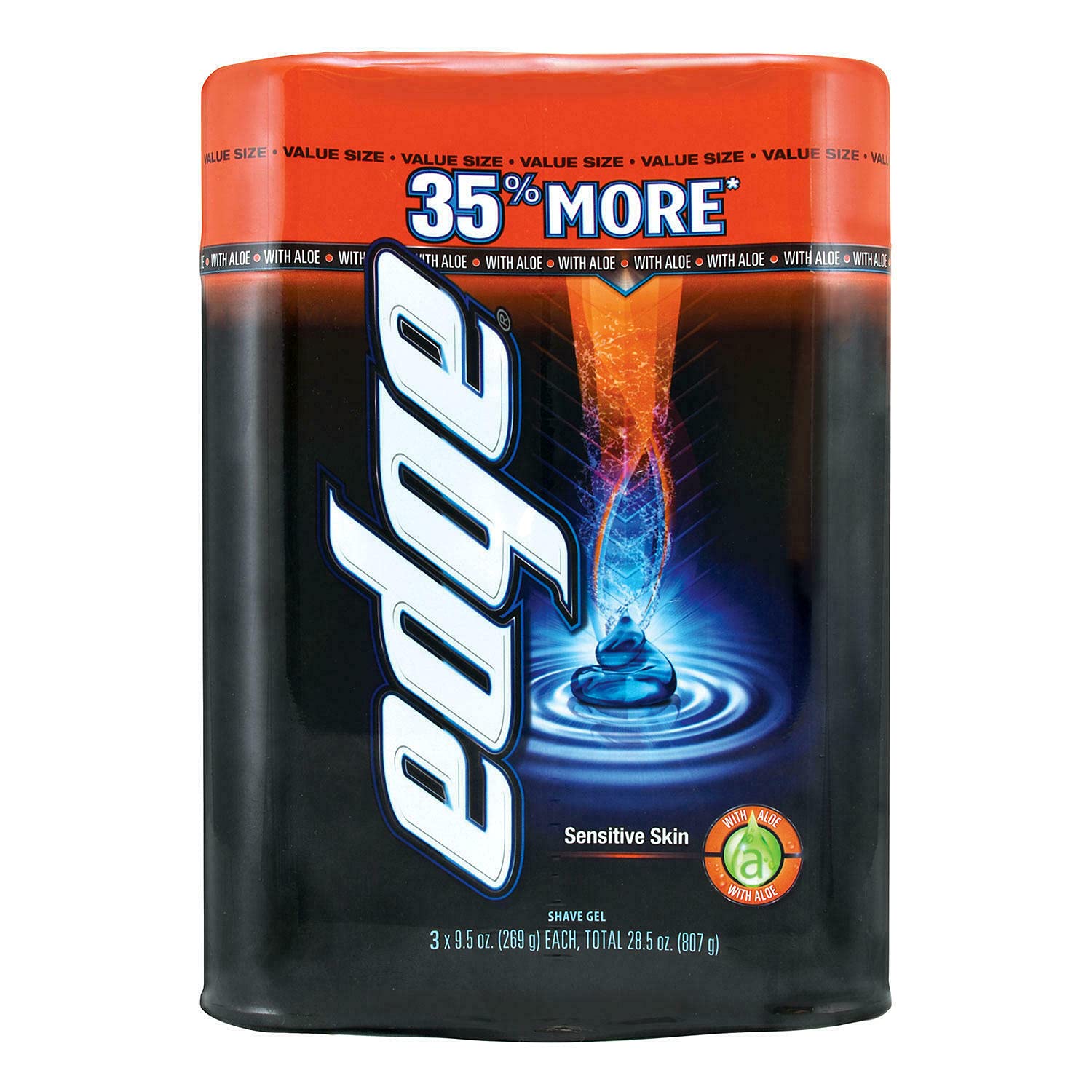 Gel De Barbear Binoa Edge Sensitive Skin Advanced 280 Ml (3x)