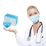 Máscara Facial Descartável Lovne De 3 Camadas Respirável Anti-poeira (pacote Com 50)