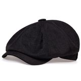 Cap Boina Espinha De Peixe Shelby Inglesa Serie Peaky Blinders Netflix Cor:preto