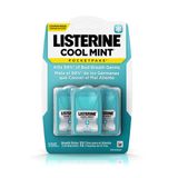 Pacotes Breath Strips Listerine Cool Mint, Pacote Com 24 Tiras X 3