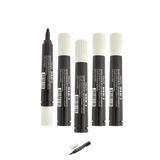 Caneta Marcadora Ergonômica Preta De Quadro Branco Kit 5