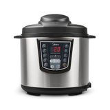 Panela De Pressao Eletrica 6l Digital Inox Midea Ppa71 127v
