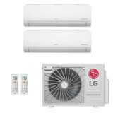 Ar-condicionado Multi Split Inverter Lg 18.000 (1x Evap Hw 9.000 + 1x Evap Hw 12.000) Quente/frio 220v