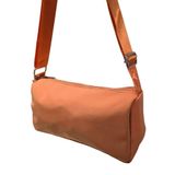 Bolsa Lateral Alça Grossa Transversal Lisa Casual Festa Salmão