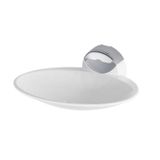 Saboneteira Lavello Branco/cromado Altura 4,5cm Largura 13cm Profundidade 11cm