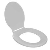 Assento Sanitário Oval Branco Plus - Astra Anatômico E Durável