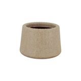 Vaso Tramontina Lótus Em Polietileno Granito Areia 8,5 Cm Tramontina