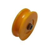 Roldana Nylon Laranja Maciça 75(3&#39;) Tipo U 1/2&#39; Bucha - Ferrosul