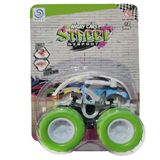 Carrinho Fricção Monster Truck 1:64 Escala Radical Suspensão Off Road Verde 15