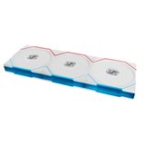 Pacote Triplo Fan Lian Li Uni Tl Wireless 120 Com Controle Branco