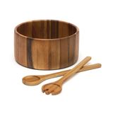 Bowl Lipper International 1145-3 Acacia Straight Side Large