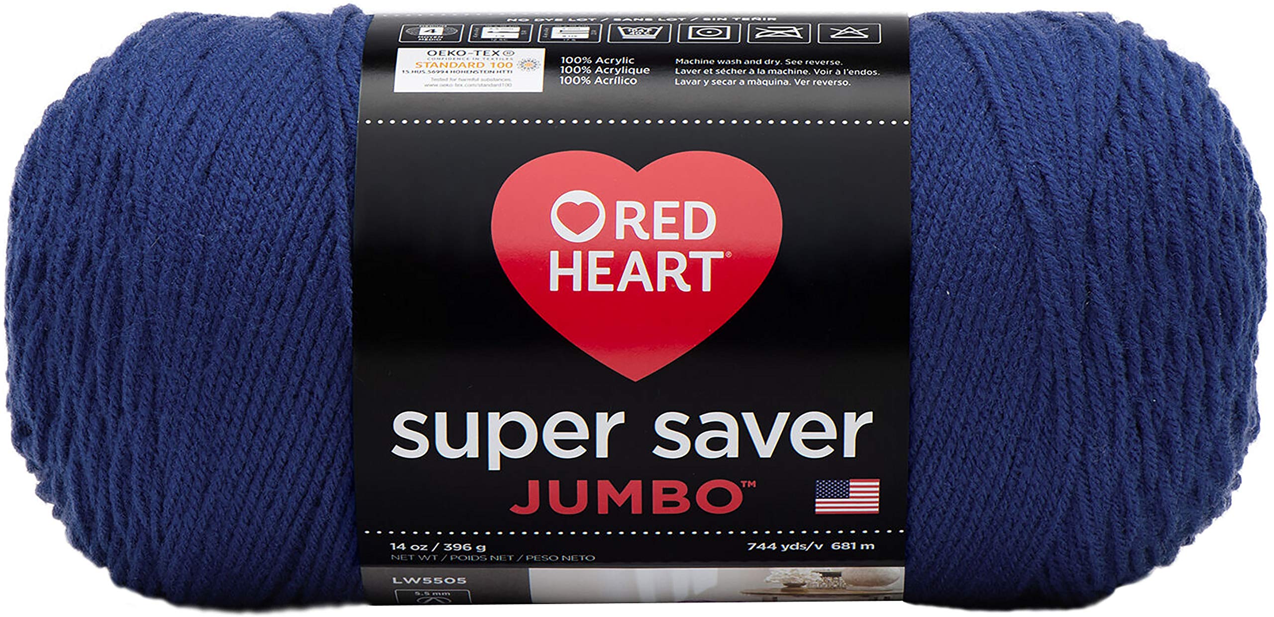 Fio Red Heart Super Saver Jumbo Royal