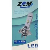 Lampada Led H4 Modelo Universal Para Motos E Carro De Farol H4 65w