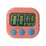 Timer Digital Temporizador De Cozinha Contagem Regressiva Cronômetro Com Imã Magnético Alarme Rosa
