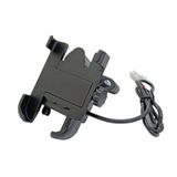 Suporte Celular Para Moto-bike Alumínio C-carregador Fix Para Guidão