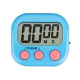 Timer Digital Temporizador De Cozinha Contagem Regressiva Cronômetro Com Imã Magnético Alarme Azul