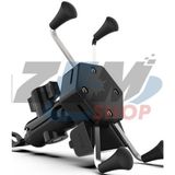 Suporte Moto Garra Para Celular Universal Com Carregador Usb