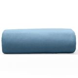 Lençol Buettner Casal Malha 100% Algodão Basic Liso Com Elástico Jeans