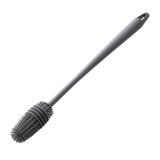 Escova De Silicone Cabo Longo Para Lavar Garrafas Jarras Mamadeiras Copos Taças Limpeza Profunda