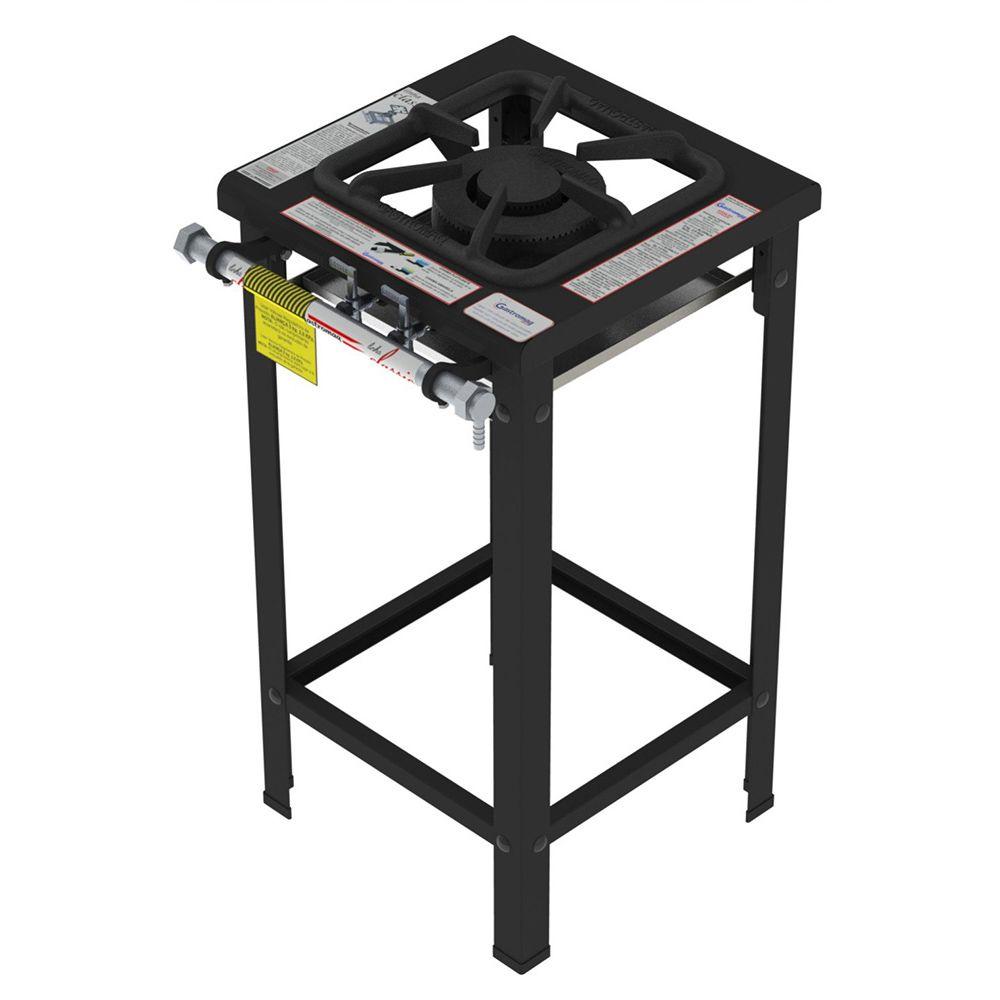 Fogão 1 Bocas Gastromaq Industrial Preto - Fg301ld