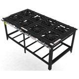 Fogão Industrial Gastromaq 8 Bocas Mistas Linha Centro Fg408cm