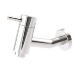 Torneira Lavatório Parede Cromada 1/4 Volta Cano Curto 114mm - Real Metais