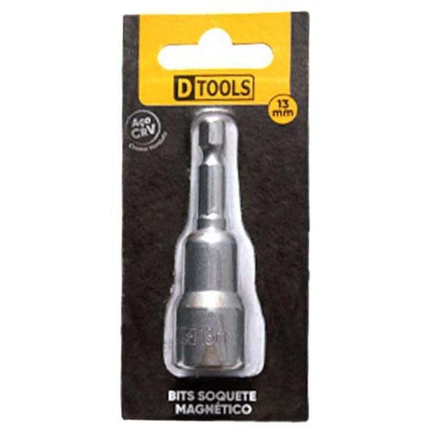 Soquete Magnético 13mm Cromo Vanádio - Ponta Magnetizada 65mm - Parafusadeira - Dtools - imagem 3
