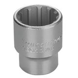 Soquete Techdrive Aço Cromo Vanádio 22mm - Encaixe 1/2 Tramontina