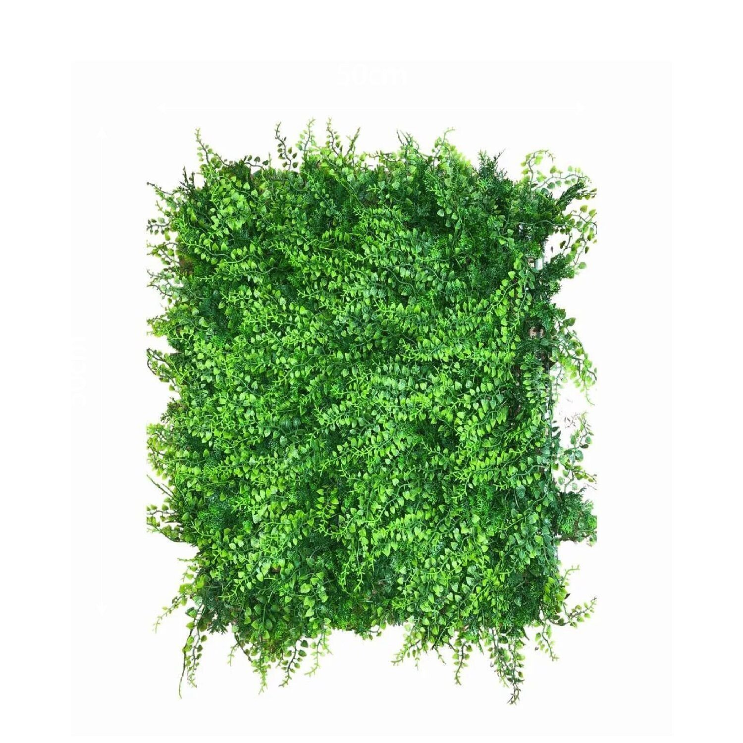 Jardim Vertical Permanente Amazônia 50cm X 50cm Formaco Decor Verde