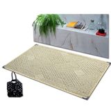 Tapete Sisal Grande Antiderrapante Sala 2,00x2,50 Modelos S-567
