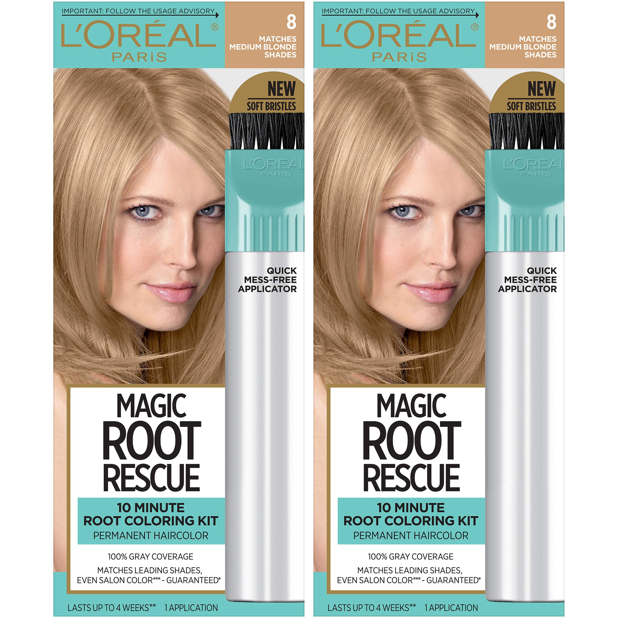 Cor De Cabelo L'oréal Paris Root Rescue Medium Blonde 8 2pk
