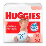 Fralda Descartável HUGGIES Máxima Proteção XG 26 Unidades