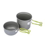 Kit Panelas Camping Aluminio Kit Cozinha Acampamento Outdoor Panela Viagem Praia Pesca Com Bolsa Sacola