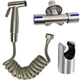 Kit Ducha Higiênica Com Registro Duas Saídas De 1-2mm Inox Super Prática Chuveirinho Cromada