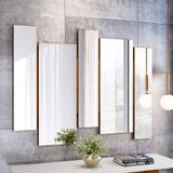 Espelho Decorativo Para Sala De Estar Ambiente Isadora Ype ? New Ceval