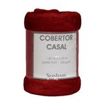 Cobertor Super Soft 300gr/m Malbec 1,80x2,20m Casal Sonhare