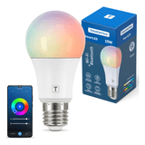 Lâmpada Tramontina Smart​ Led Inteligente 10w Wi-fi + Bluetooth​ 16 Milhões De Cores Compatível Com Alexa E Google - E27
