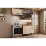 Cozinha Modulada Carraro Alpha Alpha 3 Peças (2aéreos+1balcão) C3p31 Freijo/off White-carraro