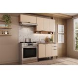Cozinha Modulada Completa Alpha 3 Peças (2aéreos+1balcão) C3p32 Freijo/off White - Carraro