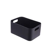 Organizador Versátil De Plástico - Ideal Para Banheiro, Maquiagem, Cozinha E Lanches - Preto