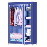 Guarda-roupa Portátil Arara Com Prateleiras E Cabideiro