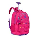 Mochila Escolar Feminina Rodinhas Rebecca Bonbon Moderna