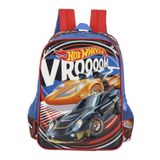 Mochila Costas Hot Wheels Menino Escolar Infantil Luxcel