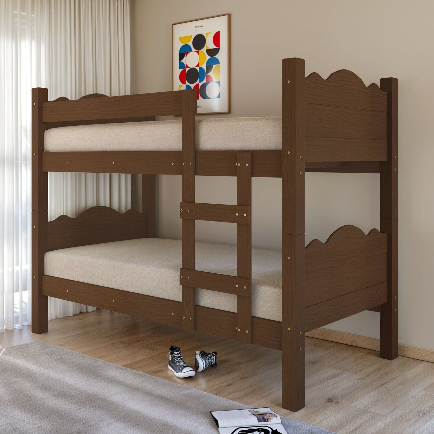 Beliche Em Mdf 202cm X 160cm Pequim Freijo