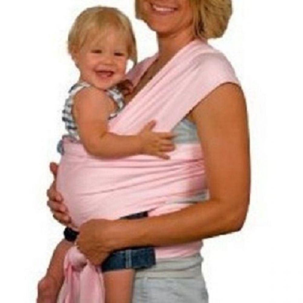 Wrap Sling Rosa de AlgodãoUm Facilitador para as mamães. Muito prático ...