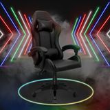 Cadeira Gamer Couro Giratória Tr-max - Preta